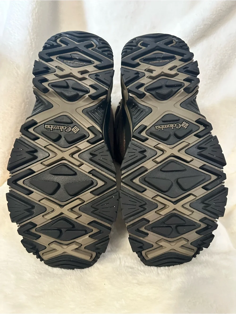 Columbia Brown and Black Men's Waterproof Hiking Boots